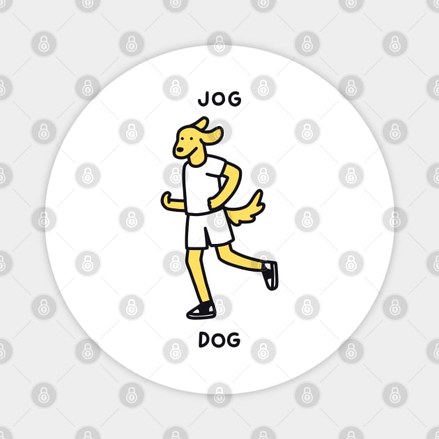 Jog Dog Magnet by obinsun